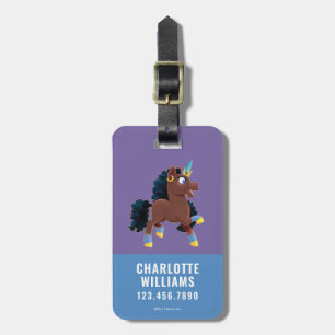 Étiquette À Bagage Afro Unicorn   La magie