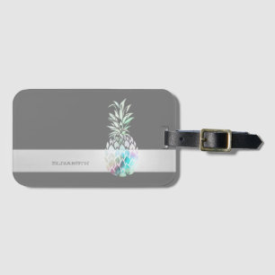 Étiquette À Bagage Aiguille tendance, Grille - Personnalisée