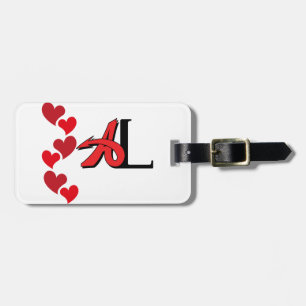 ÉTIQUETTE À BAGAGE ALABAMA COEUR ROUGE DE DIXIE