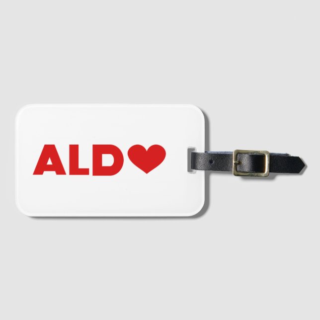 Étiquette À Bagage Aldo Love (Devant Horizontal)