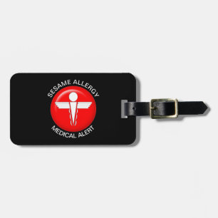 Étiquette À Bagage Alerte Sésame Alerte Médicale