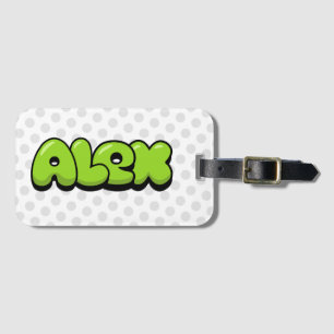 Étiquette À Bagage Alex