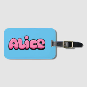 Étiquette À Bagage Alice