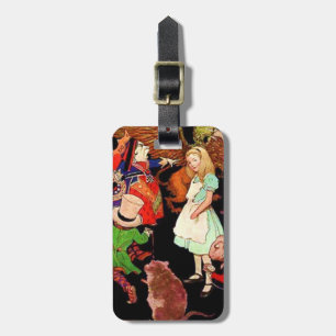 Étiquette À Bagage Alice et Doormouse