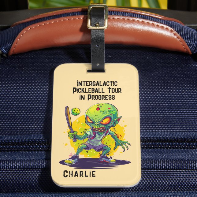 Étiquette À Bagage Alien de Pickleball (Insitu Rectoal 2)