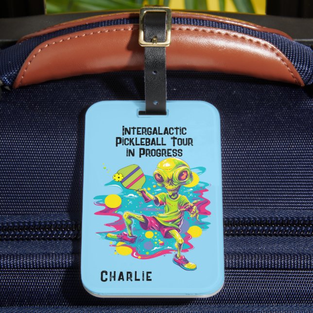 Étiquette À Bagage Alien de Pickleball (Insitu Rectoal 2)