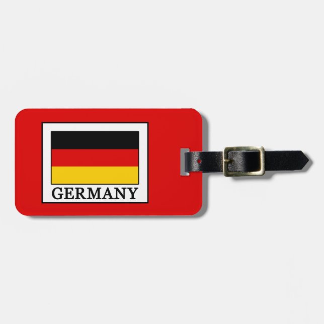 Étiquette À Bagage Allemagne (Devant horizontal)