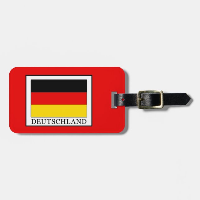 Étiquette À Bagage Allemagne (Devant horizontal)