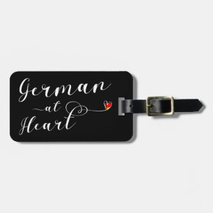 Étiquette À Bagage Allemand Au Coeur Bagages Modèle, Allemagne