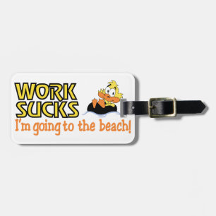 Étiquette À Bagage Aller à la plage