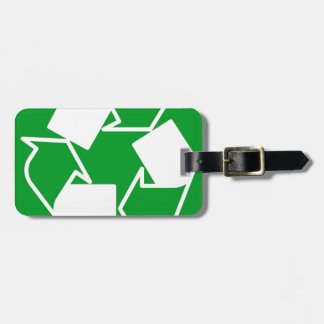 Étiquette À Bagage allez vert réduire recycler