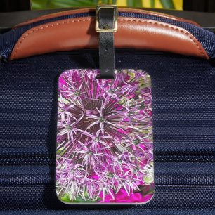Étiquette À Bagage Allium & Fleurs d'été