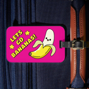 Étiquette À Bagage Allons Bananes !