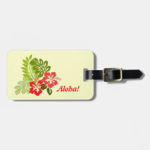 Aloha étiquette personnalisée
