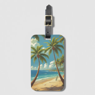 Étiquette À Bagage Aloha Voyage Hawaïen De Style vintage De Hawaii