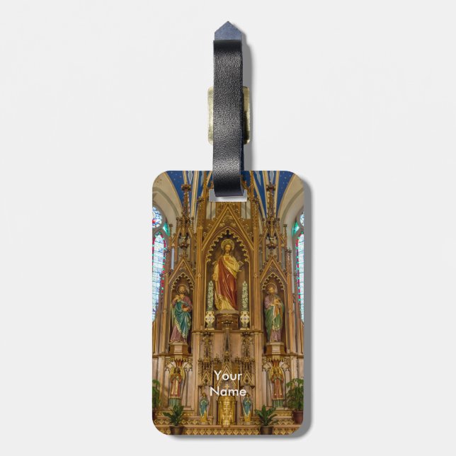 Étiquette À Bagage Altar à Saint-Pierre (Dos Vertical)