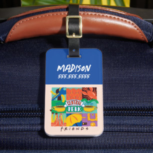 Étiquette À Bagage AMIS™ Central Perk Vibrant Graphic