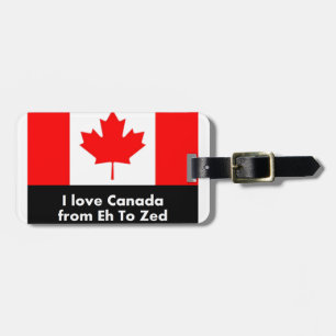 Étiquette À Bagage Amour Canada de hein à Zed