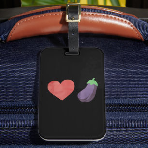 Étiquette À Bagage Amour Eggplant Funny Gay Pride LGBTQ