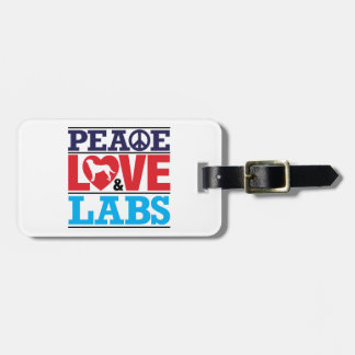 Étiquette À Bagage Amour et laboratoires de paix