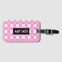 Amour moderne Plaid Pink Heart Collection