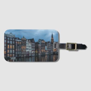 Étiquette À Bagage Amsterdam Souvenir