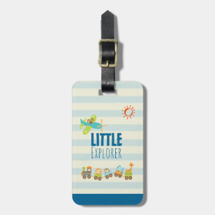 Étiquette À Bagage Animal Toy Train et avion Little Explorer