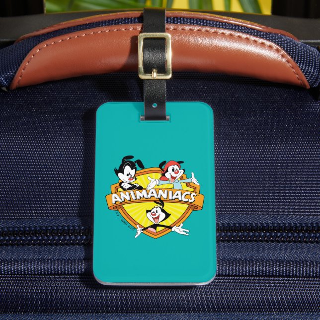 Étiquette À Bagage Animaniacs | Warner Brothers & Sister WB Shield (Insitu Rectoal 2)
