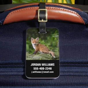 Étiquette À Bagage Animaux de bébés cutest Foxy Smile