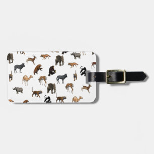 Étiquette À Bagage Animaux sauvages