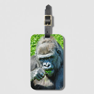 ÉTIQUETTE À BAGAGE ANIMAUX SAUVAGES - GORILLAS