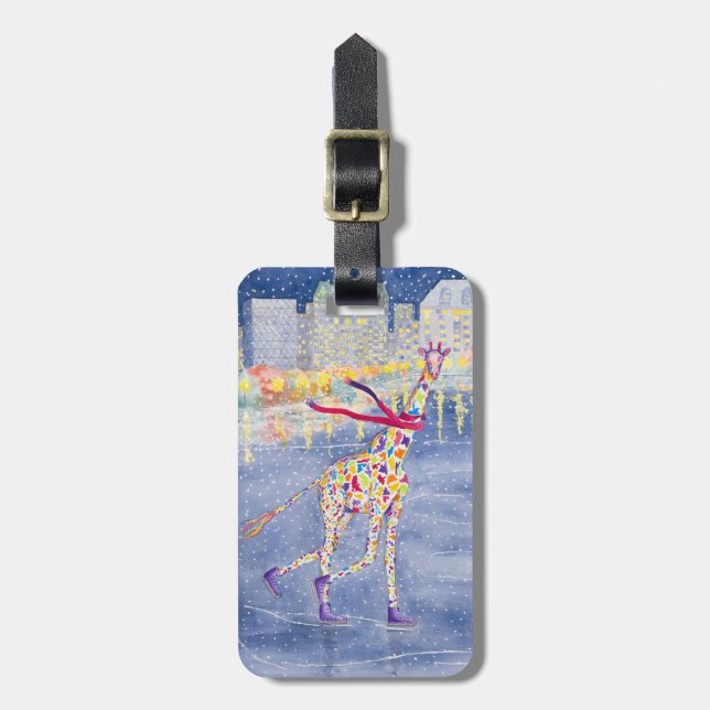 Étiquette À Bagage Annabelle sur l'étiquette de bagage de glace (Devant Vertical)