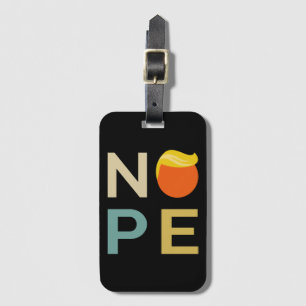 Étiquette À Bagage Anti-Trump - Nope Edition III