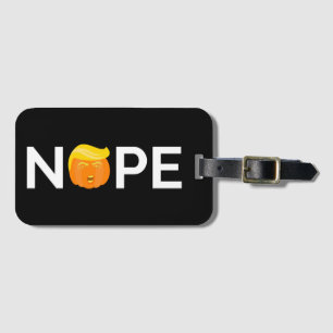 Étiquette À Bagage Anti-Trump - Nope Halloween Edition I