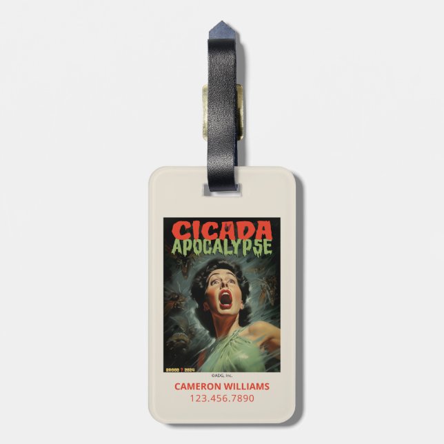 Étiquette À Bagage Apocalypse Canada 2024 (Dos Vertical)