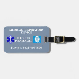Étiquette À Bagage Appareil respiratoire Médicale CPAP Machine Carry-