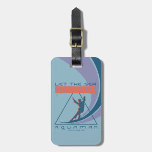 Étiquette À Bagage Aquaman   Laissez La Mer Vous Libérer