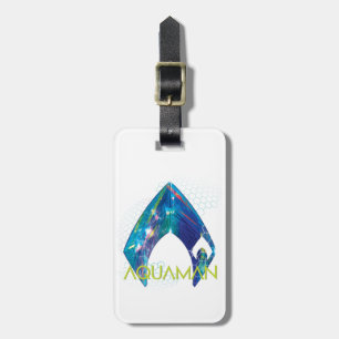 Étiquette À Bagage Aquaman   Logo Aquaman modifié