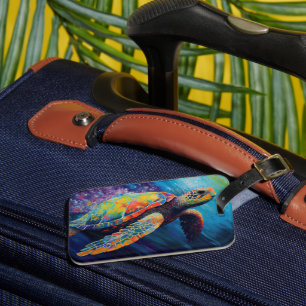 Étiquette À Bagage Aquarelle