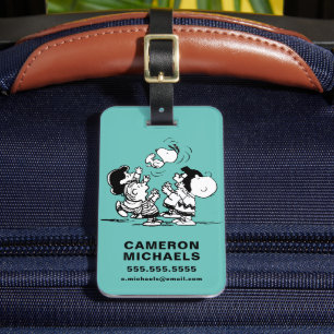 Étiquette À Bagage Arachides Gang Lifting Snoopy