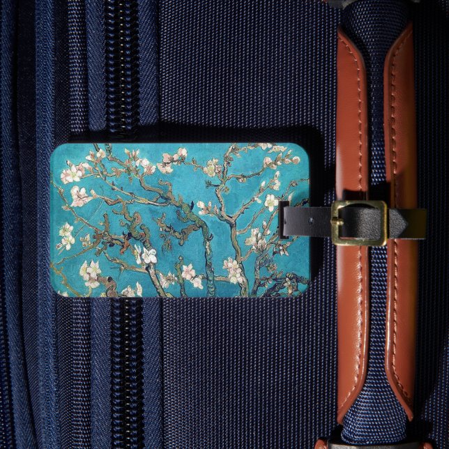 Étiquette À Bagage Arbre aux amandes en fleurs par Vincent van Gogh (Insitu Rectoal 4)