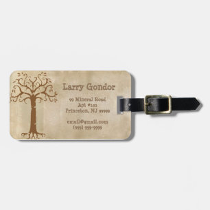 Étiquette À Bagage Arbre blanc de Gondor