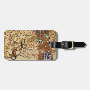 Étiquette À Bagage Arbre de Gustav Klimt de la vie
