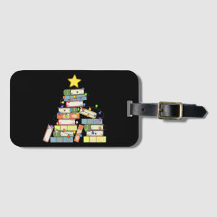 Étiquette À Bagage Arbre de Noël Ier de la Bookie