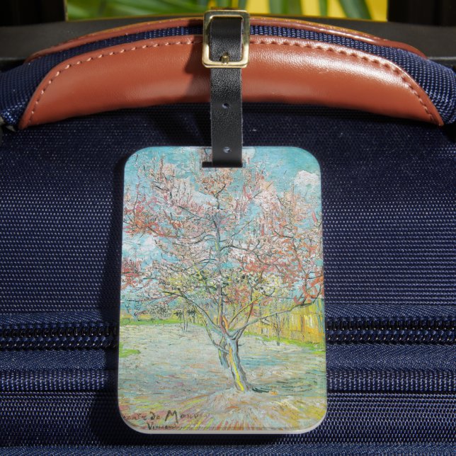 Étiquette À Bagage Arbre de pêche à fleurs | Vincent van Gogh (Insitu Rectoal 2)