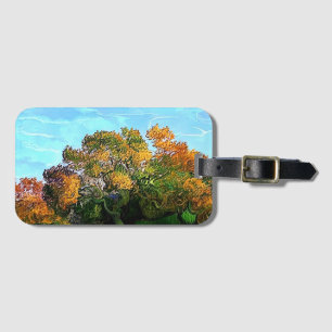 ÉTIQUETTE À BAGAGE ARBRES D'AUTOMNE