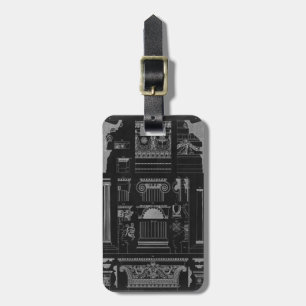 Étiquette À Bagage Architecture graphique IV