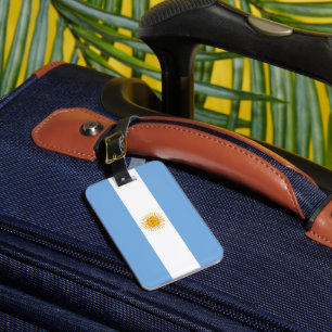 Étiquette À Bagage Argentina flag