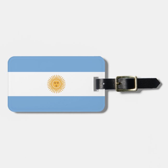 Étiquette À Bagage Argentine (Devant horizontal)