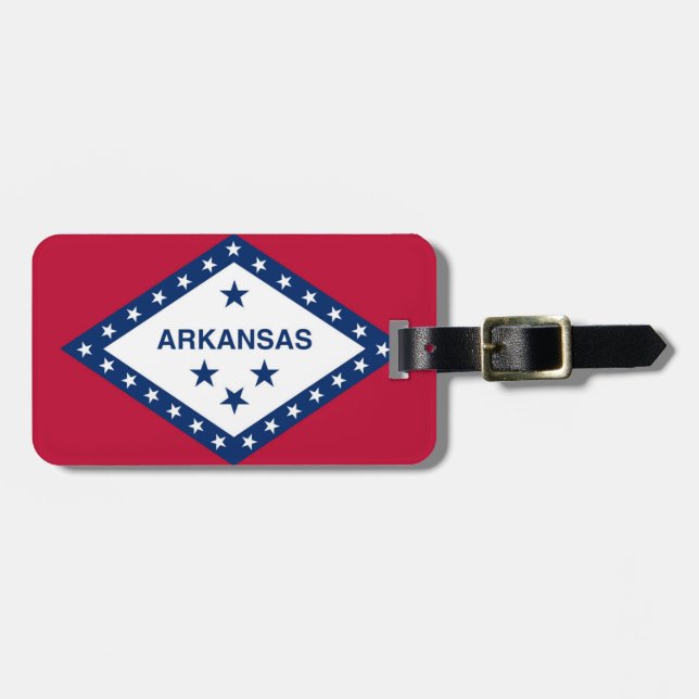 Étiquette À Bagage Arkansas (Devant horizontal)